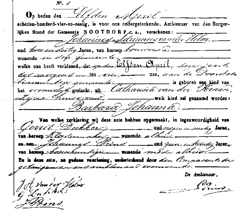 18640411 geb akte 8 Barbara J dv JA vd Helm - C vd Kraan